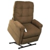 Popstitch Power Lift Chair Chaise Lounger Recliner in Tumbleweed Polyester by Mega Motion - NM-4001-TW - Image 2 of 0