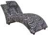 Zebra Diva Shoe Chair by Piedmont - PDM-LRSCZebra - Image 4 of 0