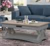 Americana Cocktail Table in Dove Finish by Parker House - AME#01-DOV - Image 1 of 0