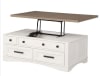 Americana Lift Top Cocktail Table in Cotton Finish by Parker House - AME#05-COT - Image 3 of 0