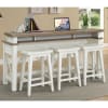 Americana Everywhere Console with 2 Stools in Cotton Finish by Parker House - AME#09-3-COT - Image 1 of 0