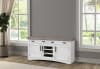 Americana Modern 63 Inch TV Console with Power Center in Cotton White Finish by Parker House - AME#63-COT - Image 3 of 0
