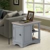Americana Modern 92 Inch TV Console with Power Center in Dove Finish by Parker House - AME#92-DOV - Image 3 of 0