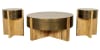 Aspen 3 Piece Round Cocktail Table Set in Barton Bronze Finish by Parker House - PH-ASP-11-ASP-12 - Image 1 of 0