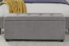 Avery Stream Grey Chenille Upholstered Bed by Parker House - BAVE-8000-2-STR - Image 4 of 0