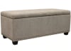 Avery Stream Grey Chenille Upholstered Bed by Parker House - BAVE-8000-2-STR - Image 5 of 0