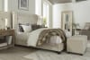 Chloe Meringue Natural Fabric Upholstered Bed by Parker House - BCHL-8000-2-MER - Image 1 of 0