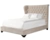 Chloe Meringue Natural Fabric Upholstered Bed by Parker House - BCHL-8000-2-MER - Image 3 of 0