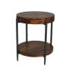 Bengal 3 Piece Round Cocktail Table Set in Hickory Brown Finish by Parker House - PH-BEN-11-BEN-12 - Image 2 of 0