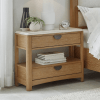 Escape Panel Bed in Glazed Natural Oak Finish by Parker House - BESC#1250-3 - Image 4 of 0