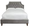 Jasmine Flannel Grey Fabric Upholstered Bed by Parker House - BJAS-8000-2-FLN - Image 3 of 0