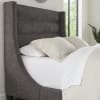 Jacob Luxe Dark Grey Upholstered Bed by Parker House - BJCB-8000-2-LDG - Image 2 of 0