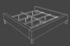 Jacob Luxe Dark Grey Upholstered Bed by Parker House - BJCB-8000-2-LDG - Image 5 of 0