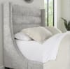 Jacob Luxe Light Grey Upholstered Bed by Parker House - BJCB-8000-2-LLG - Image 2 of 0