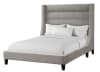 Jacob Luxe Light Grey Upholstered Bed by Parker House - BJCB-8000-2-LLG - Image 3 of 0