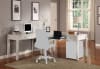 Boca L Shape Desk in Cottage White Finish by Parker House - PH-BOC-3PC-LDESK - Image 1 of 0