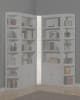 Boca Inside Filler Corner in Cottage White Finish by Parker House - BOC-456 - Image 1 of 0