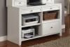 Boca L Shape Desk with Credenza and Lateral File in Cottage White Finish by Parker House - PH-BOC-4PC-LDESK-FILE-CDZ - Image 4 of 0