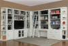 Catalina 12 Piece TV Console Home Office Bookcase Library Wall in Cottage White Finish by Parker House - CAT-420-12 - Image 1 of 0