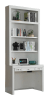 Catalina 12 Piece TV Console Home Office Bookcase Library Wall in Cottage White Finish by Parker House - CAT-420-12 - Image 3 of 0