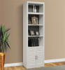 Catalina 32 Inch Open Top Bookcase in Cottage White Finish by Parker House - CAT-430 - Image 1 of 0