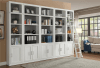 Catalina 5 Piece Home Office Bookcase Library Wall in Cottage White Finish by Parker House - CAT-430-5S - Image 1 of 0