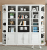 Catalina 5 Piece Home Office Bookcase Library Wall in Cottage White Finish by Parker House - CAT-430-5S - Image 4 of 0