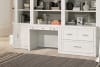 Catalina 40 Inch Library Desk in Cottage White Finish by Parker House - CAT-461D - Image 5 of 0