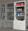 Catalina 2 Piece 40 Inch Lateral File and Hutch in Cottage White Finish by Parker House - CAT-476-2 - Image 2 of 0