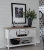 Americana Modern 54 Inch Sideboard in Cotton and Oak Finish by Parker House - DAME-54SB-COT - Image 1 of 0