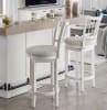 Americana Modern 78 Inch Quartz Bar Table in Cotton and Oak Finish by Parker House - DAME-78BAR-2-COT - Image 5 of 0