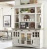Americana Modern Trestle Table 7 Piece Dining Set in Cotton and Oak Finish by Parker House - DAME-88TRES-2-COT-7S - Image 5 of 0