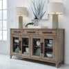 Breckenridge 64 Inch Buffet Storage Server in Medium Brown Finish by Parker House - PH-DBRE-64SB - Image 3 of 0