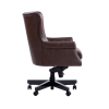 Verona Brown Leather Office Desk Chair by Parker House DC#129-VBR - Image 4 of 0
