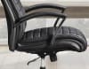 Leather Desk Chair in Smooth Black Cover by Parker House - PH-DC-370-SMBK - Image 3 of 0