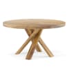 Crossings 60 inch Downtown Table 5 Piece Round Dining Set in Amber Finish by Parker House - PH-DDOW-5PC-60RND-DBGO-QMSG - Image 3 of 0