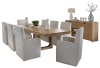 Escape Rectangular Table 10 Piece Dining Set in Glazed Natural Oak Black Metal Trim Finish by Parker House - PH-DESC-10PC-84REC-72-2618 - Image 2 of 0