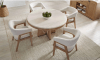 Escape 54 Inch Round Table 5 Piece Dining Set in Glazed Natural Oak Finish by Parker House - DESC#54RND-2-2118 - Image 1 of 0