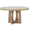 Escape 54 Inch Round Table 5 Piece Dining Set in Glazed Natural Oak Finish by Parker House - DESC#54RND-2-2118 - Image 2 of 0