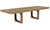 Escape 84 inch Extendable Rectangular Dining 9-Piece Table Set in Glazed Natural Oak Black Metal Trim Finish by Parker House - PH-DESC-9PC-84REC-2018 - Image 3 of 0