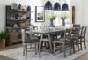 Lodge 7 Piece Counter Height Dining Set in Siltstone Finish by Parker House - DLOD-86CH-2-6U - Image 2 of 0