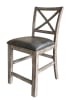 Lodge 7 Piece Counter Height Dining Set in Siltstone Finish by Parker House - DLOD-86CH-2-6U - Image 4 of 0