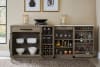 Pure Modern Server with Bar Cabinet in Moonstone Finish by Parker House - DPUR#47-2 - Image 2 of 0