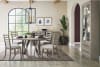 Pure Modern 60 Inch Round Table 5 Piece Dining Set in Moonstone Finish by Parker House - DPUR-60RND-4L - Image 1 of 0