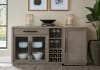 Pure Modern 60 Inch Round Table 5 Piece Dining Set in Moonstone Finish by Parker House - DPUR-60RND-4L - Image 4 of 0