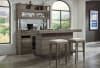 Pure Modern 78 Inch Dining Bar 3 Piece Set in Moonstone Finish by Parker House - DPUR-78BAR-2-S - Image 1 of 0