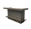 Pure Modern 78 Inch Dining Bar 3 Piece Set in Moonstone Finish by Parker House - DPUR-78BAR-2-S - Image 2 of 0
