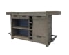 Pure Modern 78 Inch Dining Bar 3 Piece Set in Moonstone Finish by Parker House - DPUR-78BAR-2-S - Image 3 of 0