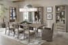 Pure Modern Pedestal Table 7 Piece Dining Set in Moonstone Finish by Parker House - DPUR-88-7 - Image 1 of 0