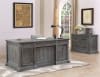 Gramercy Park Double Pedestal Executive Desk in Vintage Burnished Smoke Finish by Parker House - GRAM-9080-3 - Image 2 of 0